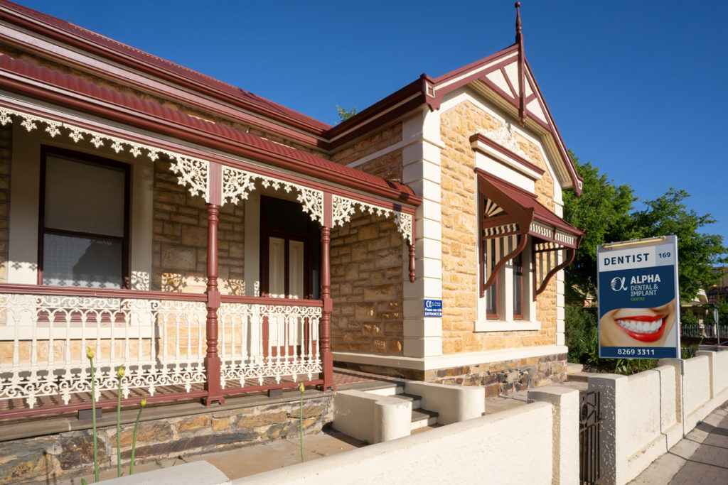 Alpha Dental and Implant Centre street front